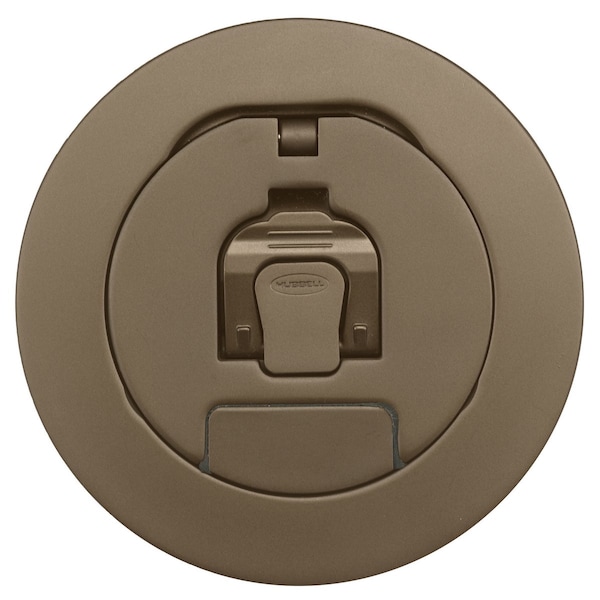 Electrical Box Cover, Round, Cast Aluminum